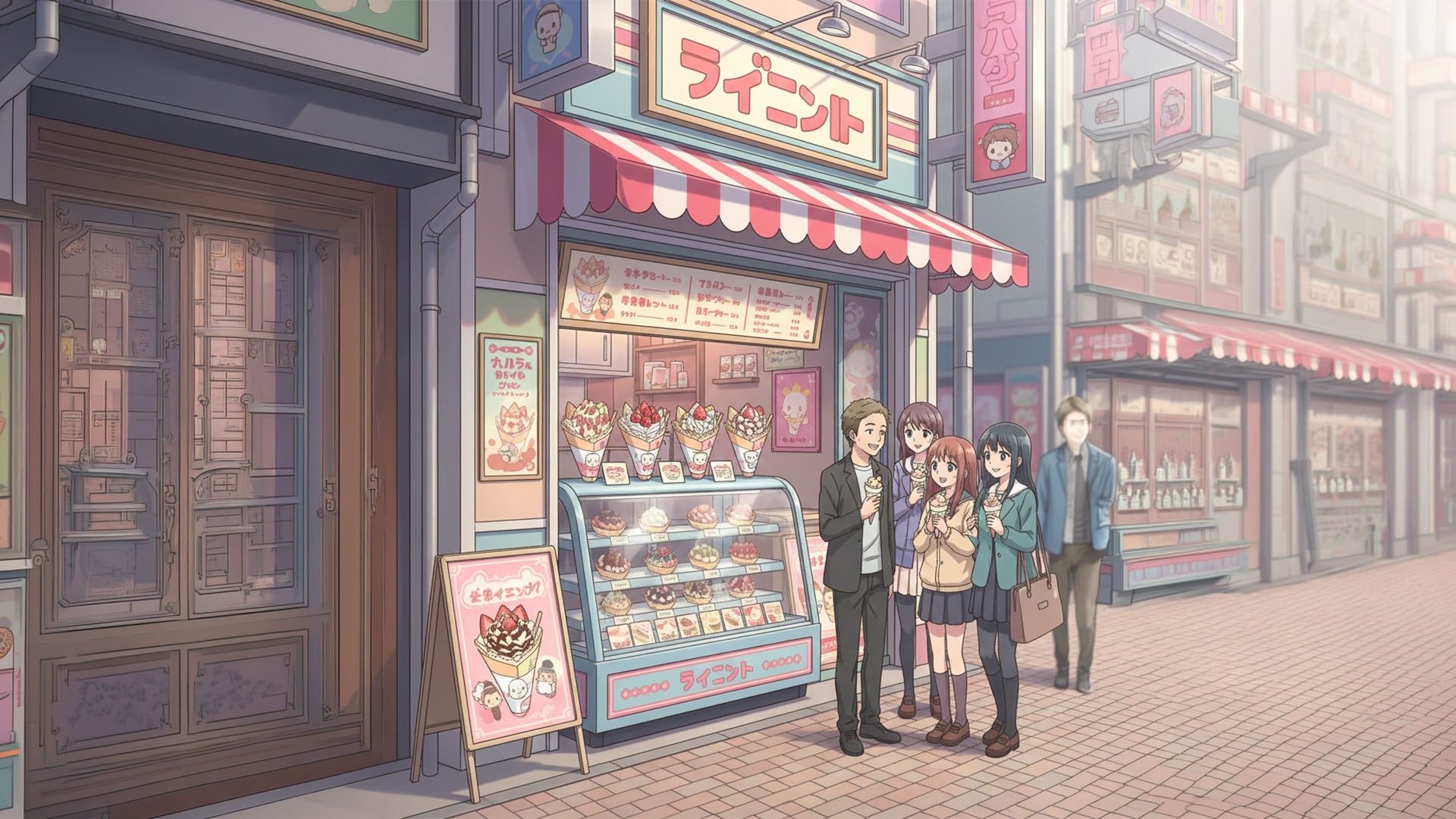 ร้านเครปในฮาราจูกุ