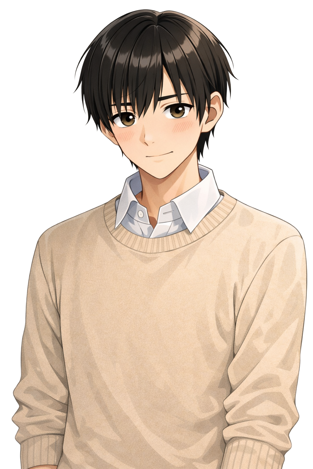 ยูโตะที่มีสีหน้าเศร้าเล็กน้อย